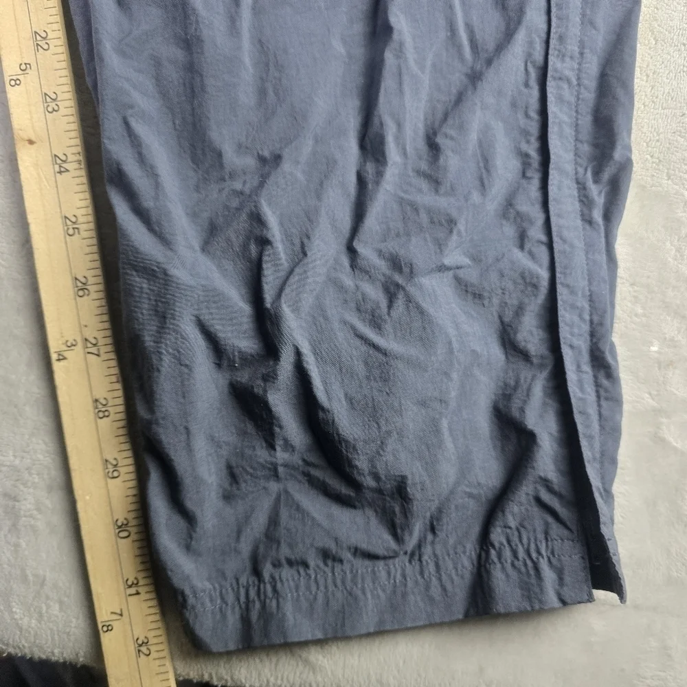 REI Hiking Pants Mens Large Lx32 Blue  Convertible Cargo Hiking Pants